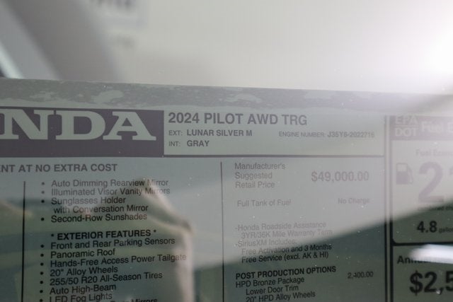 2024 Honda Pilot AWD TRG